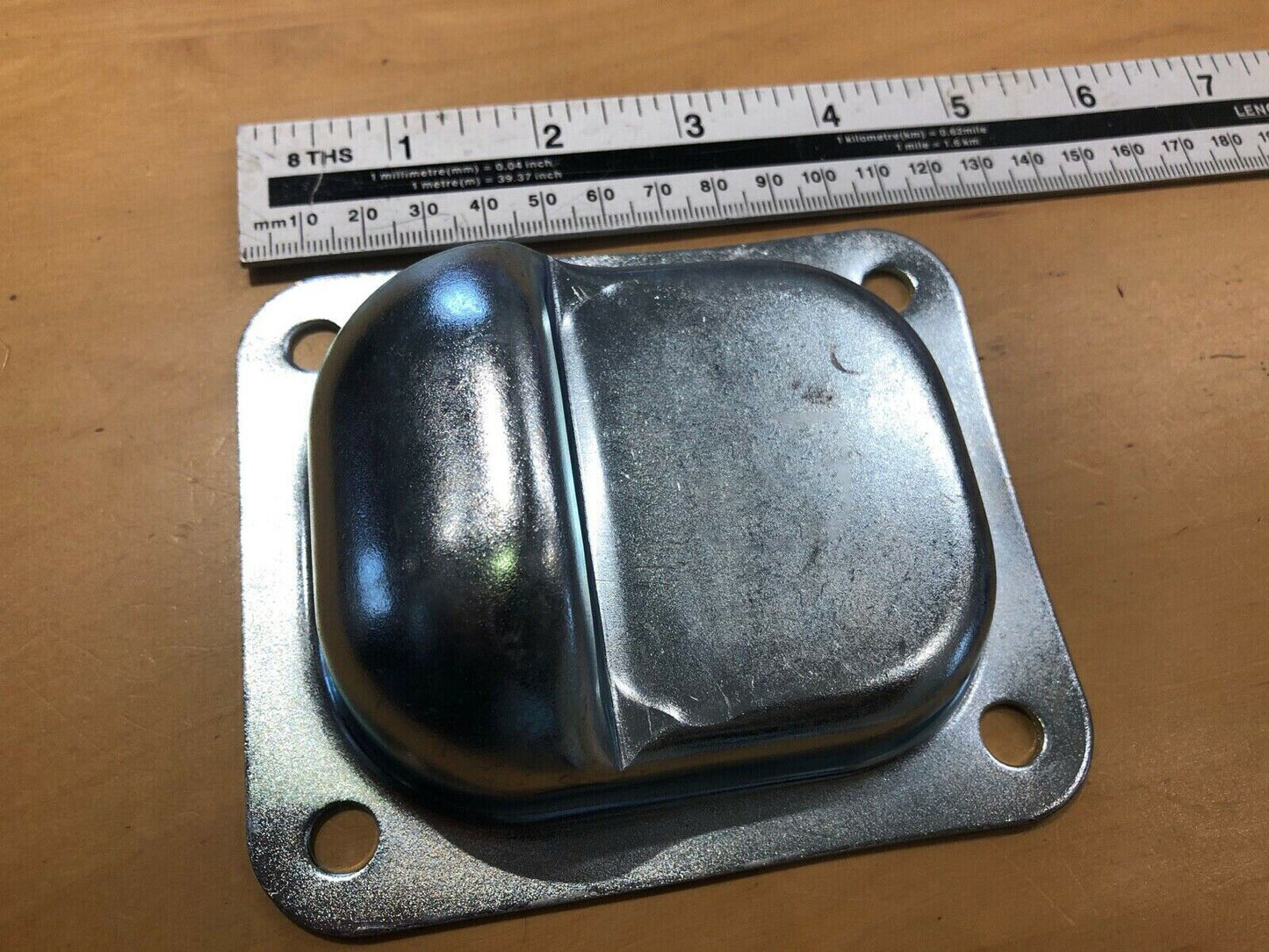 ZINC COATED SWING GATE STOP CENTER WROUGHT ELECTRIC GATES - SMALL 42Hx120x100