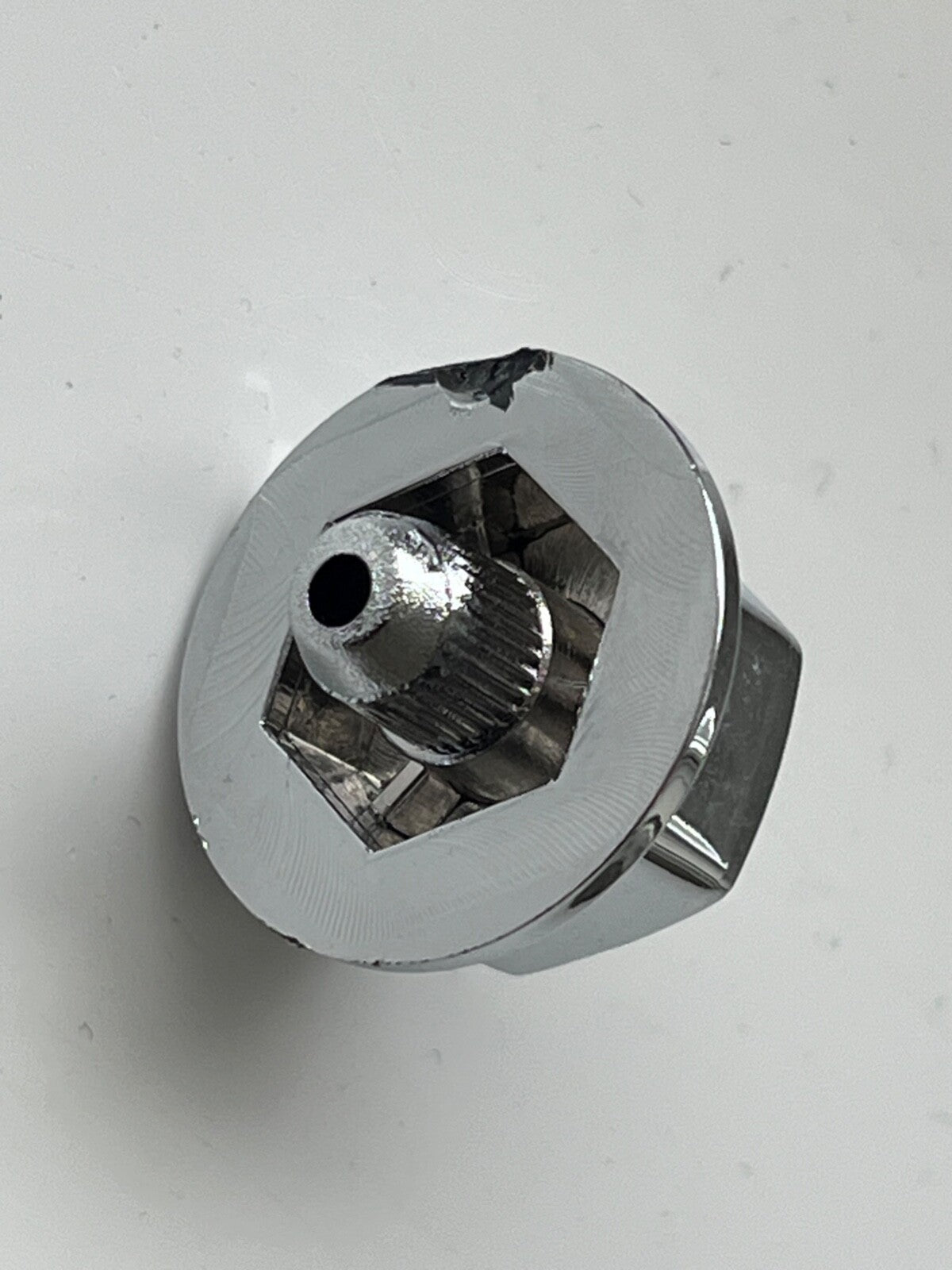 D007C Chrome Plastic Rim Edge Wheel Rivets Nuts Replacement studs QTY 25