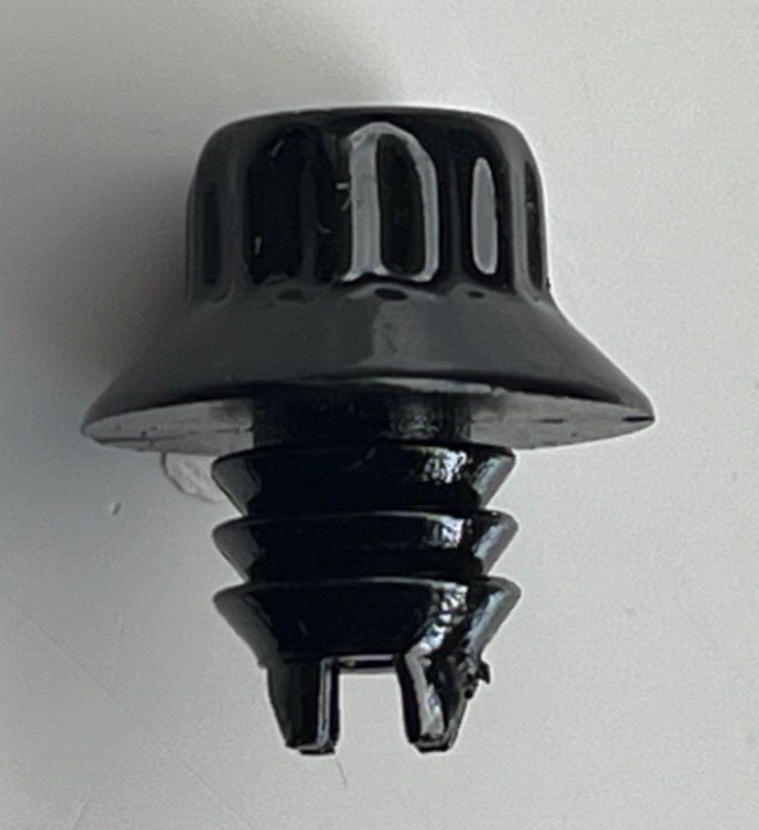 D010B Black Plastic Rim Edge Wheel Rivets Nuts Replacement studs QTY 25