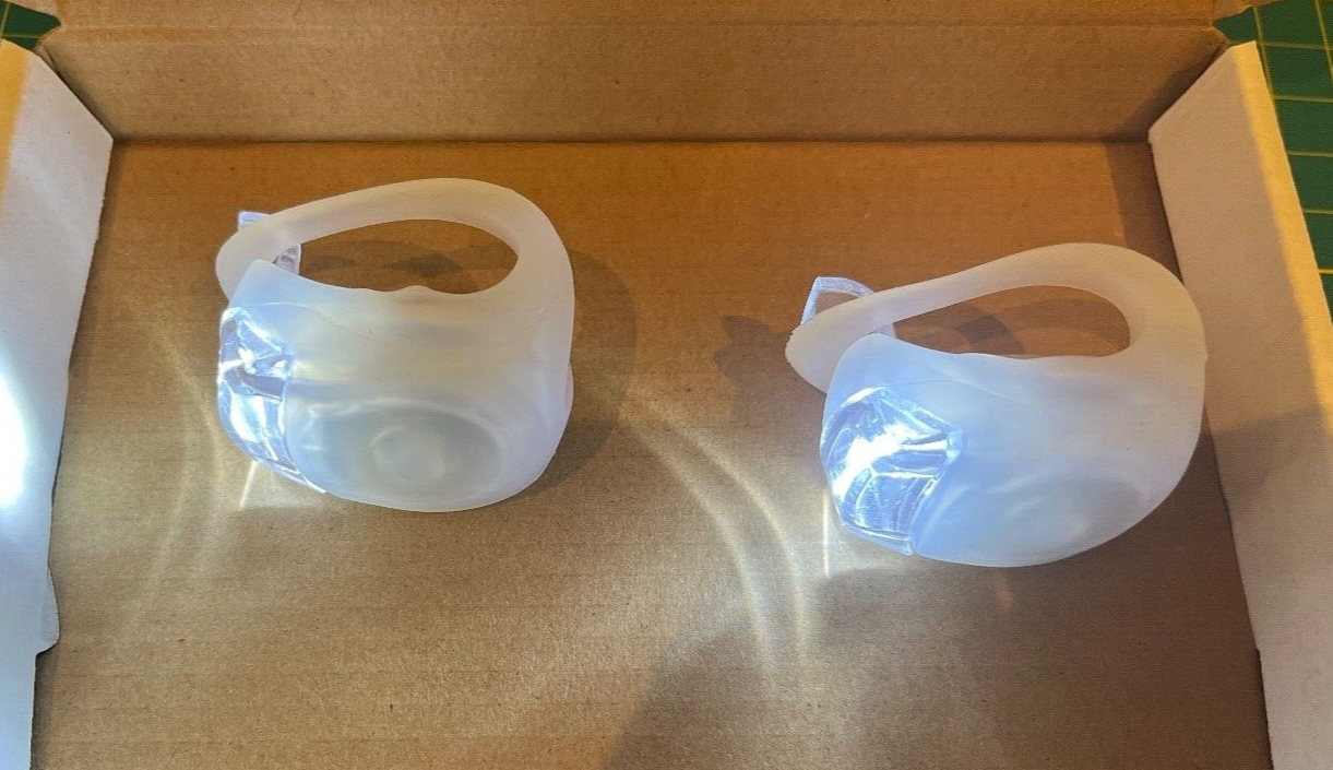PAIR OF CRUTCHLIGHTS® THE NEW LIGHTING SOLUTION FOR MOBILITY AIDS..