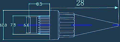 Black Plastic Wheels Spike Rivet Nuts fake rim bolts Ref QSR Box 6 QTY:100