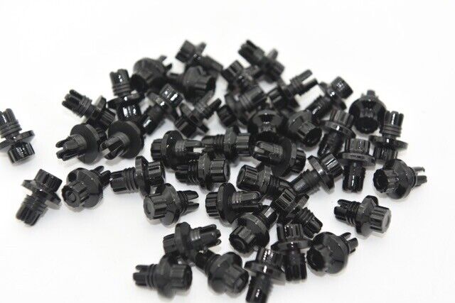 1 Sample x Black Plastic Wheels Rivet Nuts Replacement fake rim bolt