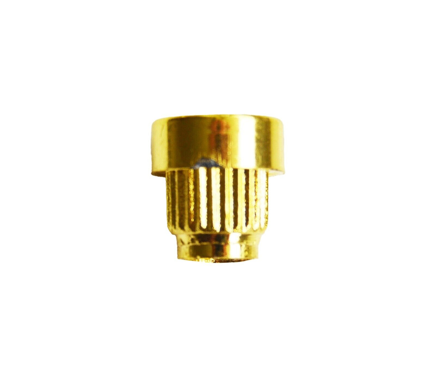 Sample Gold Plastic Wheels Rivet Nuts fake rim bolts Ref Q3G Box 1