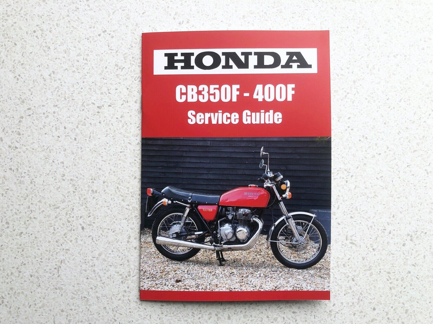CB400F Honda 12 page SERVICE BOOK - Handy Garage Guide