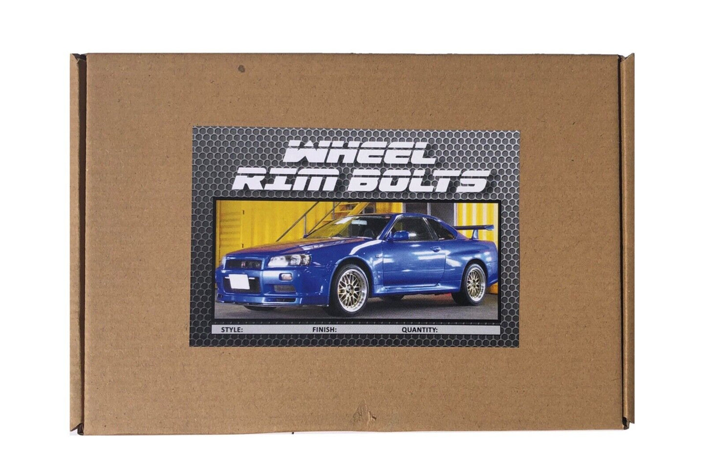 Sample Gold Plastic Wheels Rivet Nuts fake rim bolts Ref Q3G Box 1