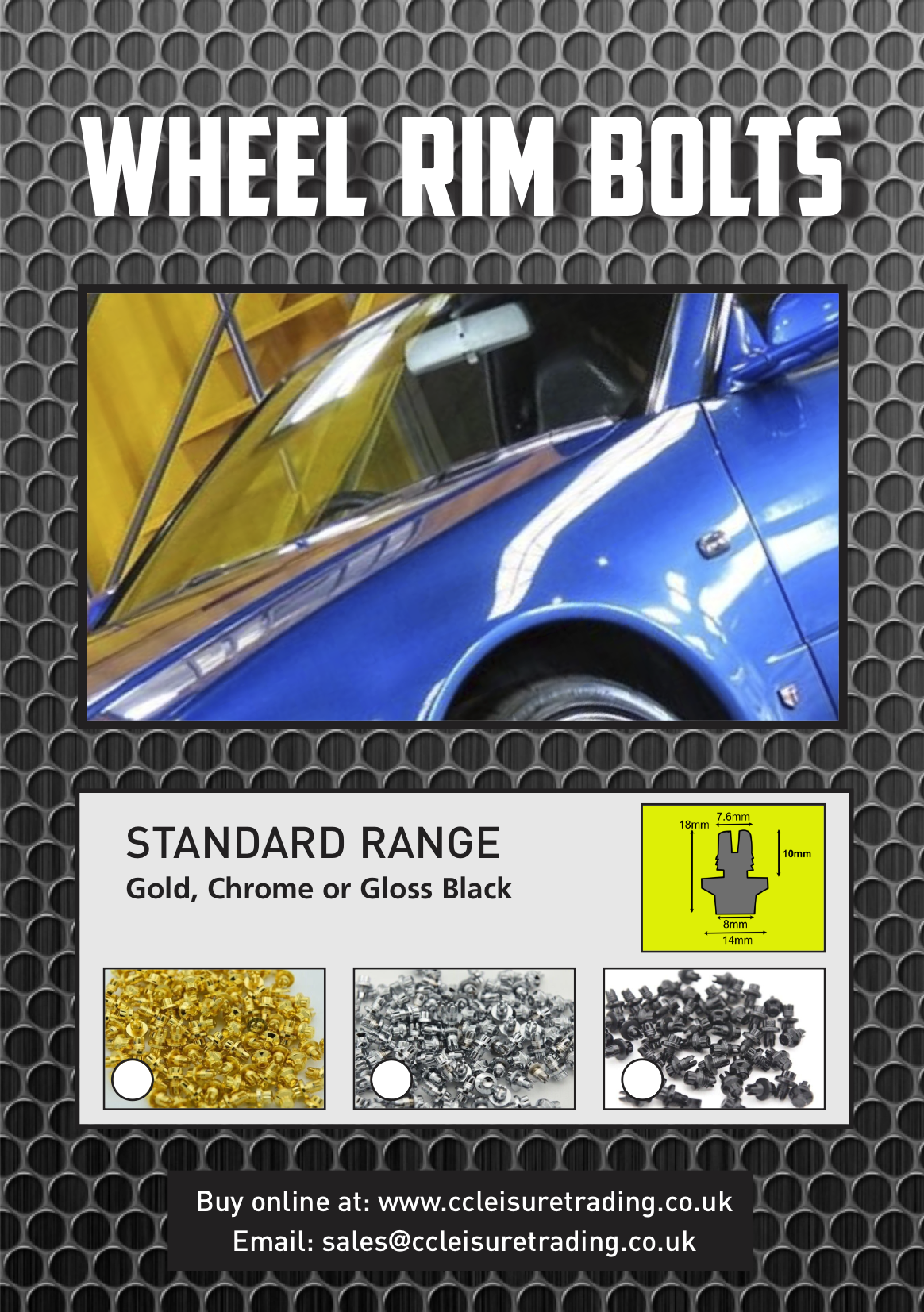 Wheel Rim Nuts for fake Split Rims