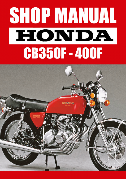 Honda CB400F CB350f Shop Workshop Manual Download 1976-79 400/4