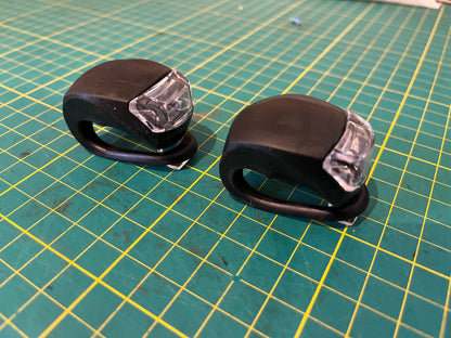 PAIR OF CRUTCHLIGHTS®  THE NEW LIGHTING SOLUTION FOR MOBILITY AIDS..