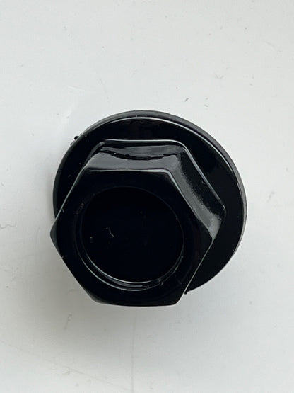 D007B Black Plastic Rim Edge Wheel Rivets Nuts Replacement studs QTY 25