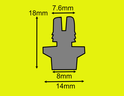 1 Sample x Gold Plastic Wheels Rivets Nuts  Replacement fake rim bolt