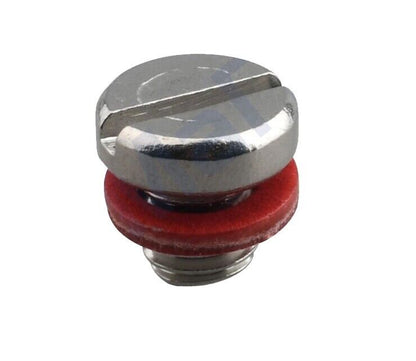 2 OUTBOARD DRAIN PLUGS + OUTBOARD GEAR LUBE OIL PUMP - FITS QUICKSILVER BOTTLES.