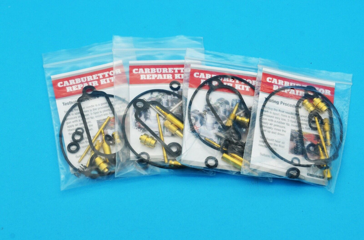 Honda CB400f four Carb Repair Kit carb carburetor kit - PLUS INSTRUCTIONS