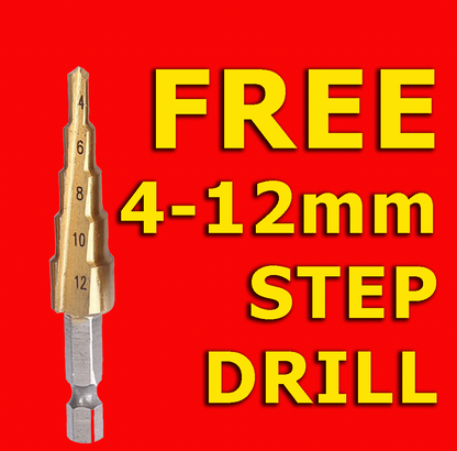 FREE STEP DRILL - Grayston Stainless Plates  Competition Bonnet Pins GE52