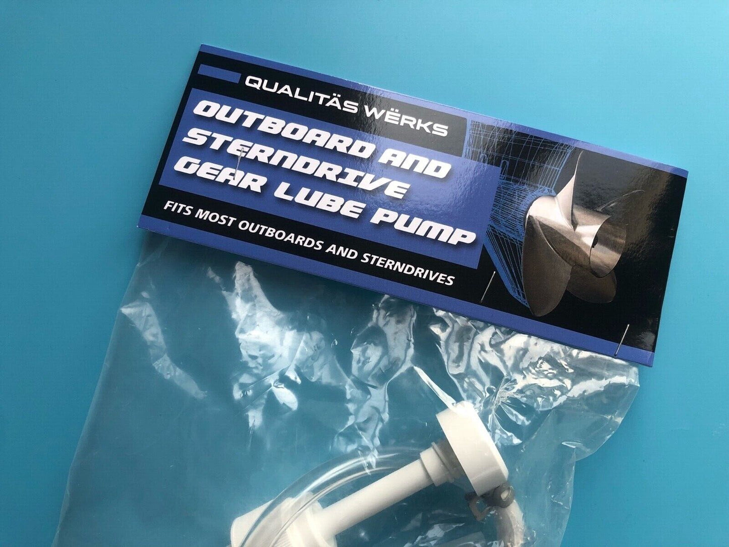 OUTBOARD /OUTDRIVE GEAR BOX LUBE OIL PUMP - COMPLETE WITH 1 LITRE BOTTLE