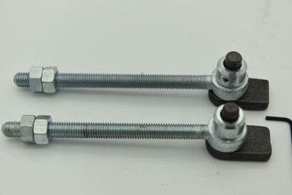 PAIR Weld on 12mm Gate Hinge Hanger Pins & 180mm Gate Eye Bolts and collar