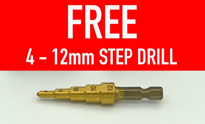 UK STOCK - 2mm Slot Cutte for Knock on furniture T Trim Camper FREE STEP DRILL