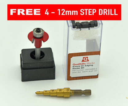 2mm Slot Cutter for Knock on edging T Trim Camper FREE STEP DRILL UK STOCK -