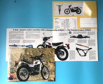 YAMAHA DT 250MX BROCHURE, 1979, reprint