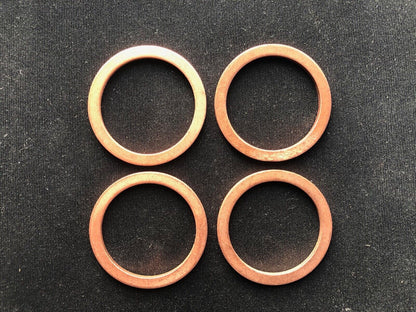 PACK OF 4 - YAMAHA XS650 XS500 Drain plug copper washers