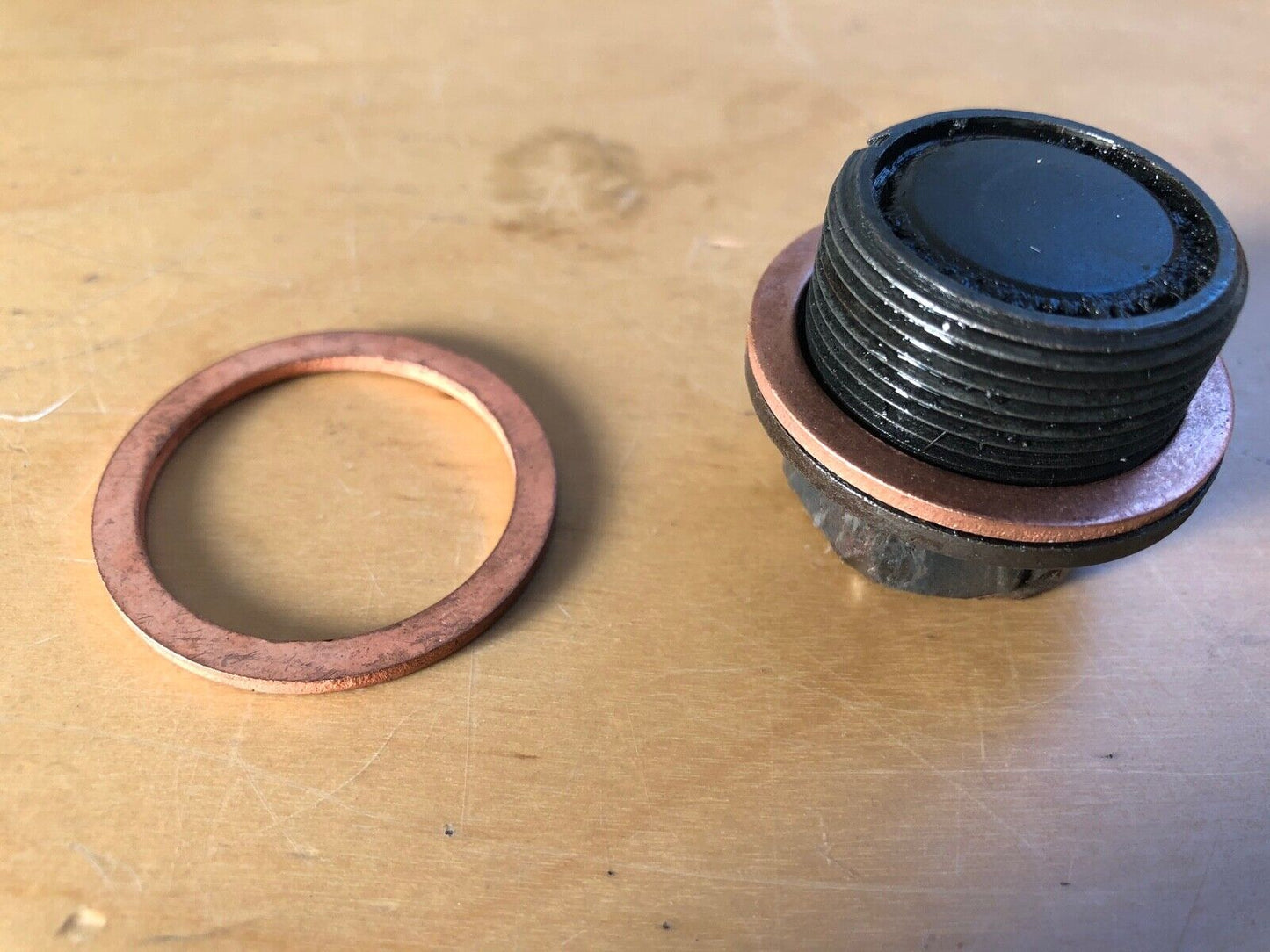 PACK OF 2 - YAMAHA XS650 XS500 Drain plug copper washers