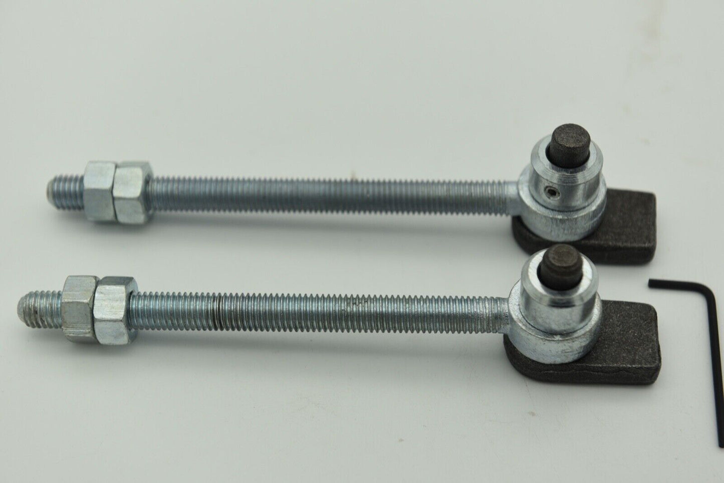 PAIR Weld on 12mm Gate Hinge Hanger Pins & 180mm Gate Eye Bolts and collar